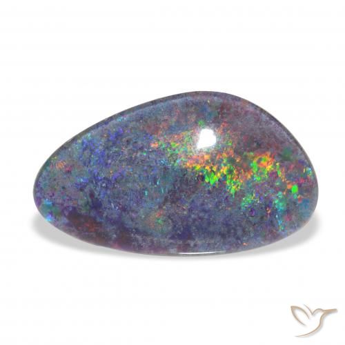 3.16ct Natürlicher Mehrfarbig Opal-Triplett, Fantasie, Lichtundurchlässig