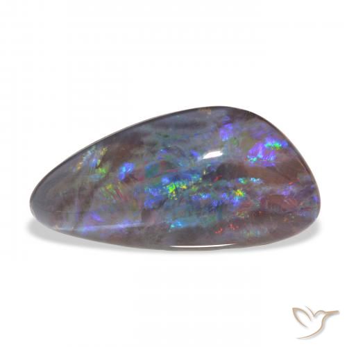 4.45ct Mehrfarbig Opal-Triplett, Fantasie, Lichtundurchlässig