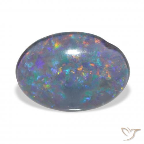 3.75ct Mehrfarbig Opal-Triplett, Oval, Lichtundurchlässig