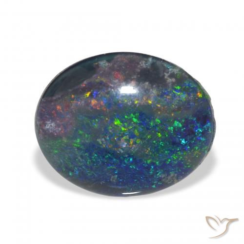2.70ct Natürlicher Mehrfarbig Opal-Triplett, Oval, Lichtundurchlässig