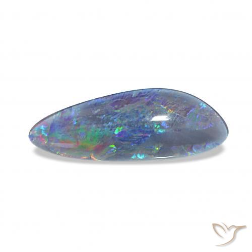 4.33ct Mehrfarbig Opal-Triplett, Fantasie, Lichtundurchlässig