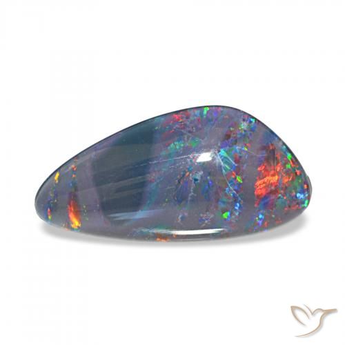 4.17ct Mehrfarbig Opal-Triplett, Fantasie, Lichtundurchlässig