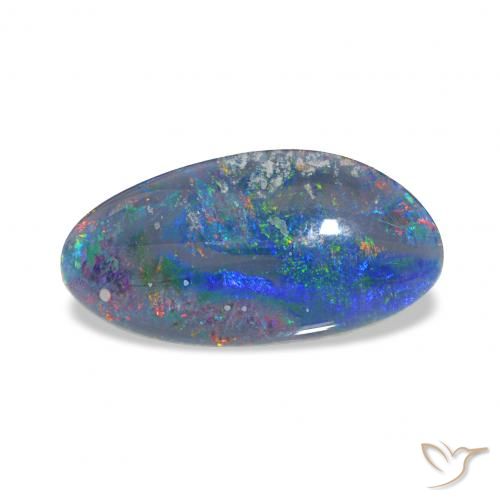 3.56ct Mehrfarbig Opal-Triplett, Fantasie, Lichtundurchlässig