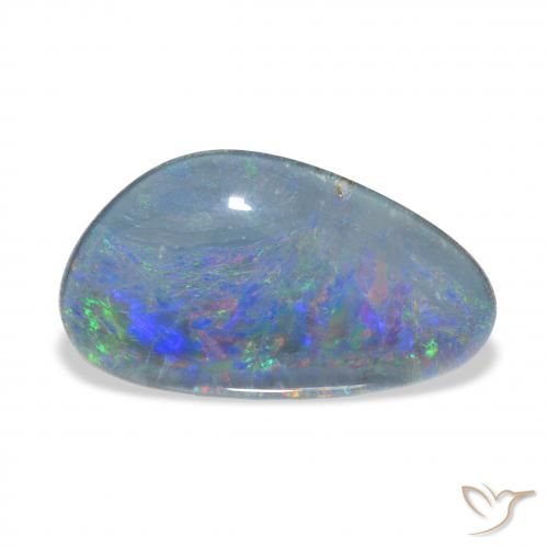 8.97ct Mehrfarbig Opal-Triplett, Fantasie, Lichtundurchlässig