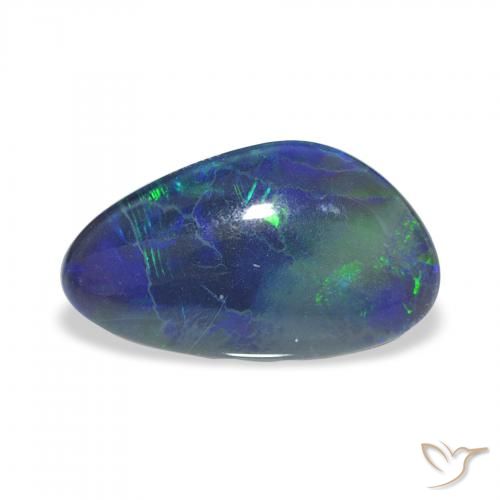3.33ct Mehrfarbig Opal-Triplett, Fantasie, Lichtundurchlässig