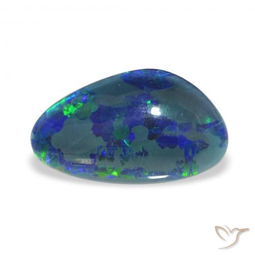 3.35ct Mehrfarbig Opal-Triplett, Fantasie, Lichtundurchlässig