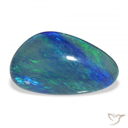 9.60ct Mehrfarbig Opal-Triplett, Fantasie, Lichtundurchlässig