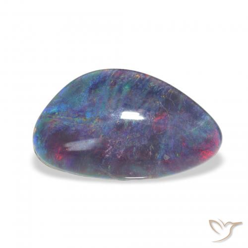 3.71ct Mehrfarbig Opal-Triplett, Fantasie, Lichtundurchlässig