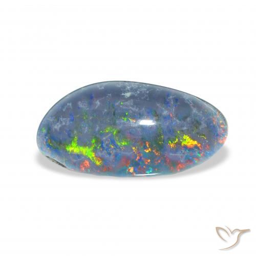 3.72ct Mehrfarbig Opal-Triplett, Fantasie, Lichtundurchlässig