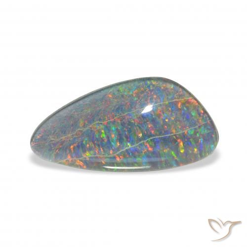 4.23ct Mehrfarbig Opal-Triplett, Fantasie, Lichtundurchlässig