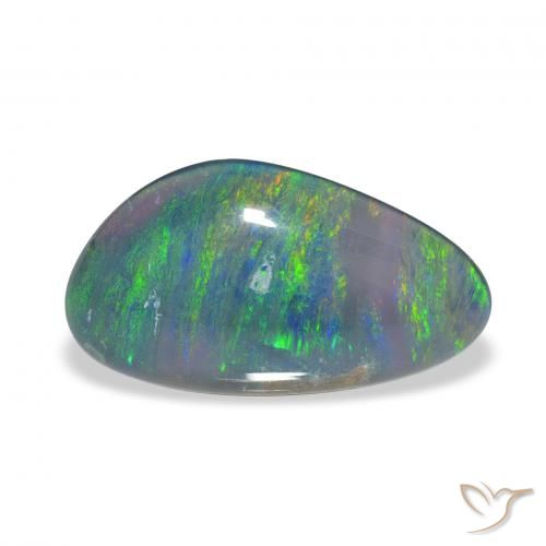 3.07ct Natürlicher Mehrfarbig Opal-Triplett, Fantasie, Lichtundurchlässig