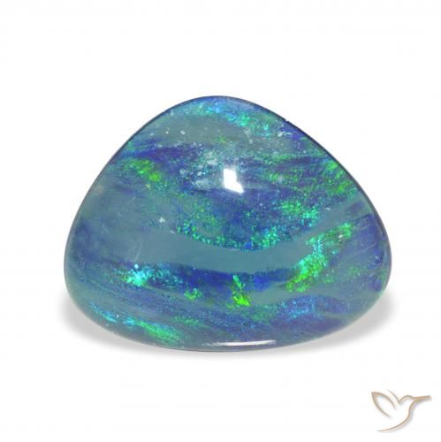 4.02ct Natürlicher Mehrfarbig Opal-Triplett, Fantasie, Lichtundurchlässig