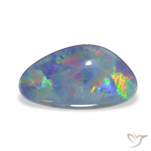 4.20ct Natürlicher Mehrfarbig Opal-Triplett, Fantasie, Lichtundurchlässig