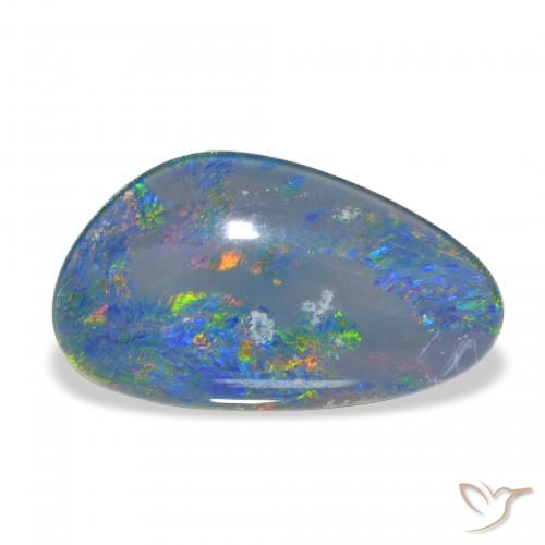8.68ct Mehrfarbig Opal-Triplett, Fantasie, Lichtundurchlässig