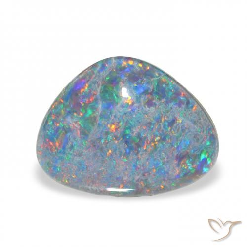 3.88ct Mehrfarbig Opal-Triplett, Fantasie, Lichtundurchlässig
