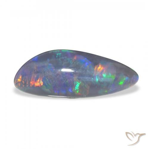 5.33ct Mehrfarbig Opal-Triplett, Fantasie, Lichtundurchlässig