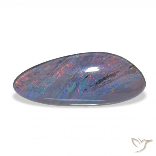 6.45ct Mehrfarbig Opal-Triplett, Fantasie, Lichtundurchlässig