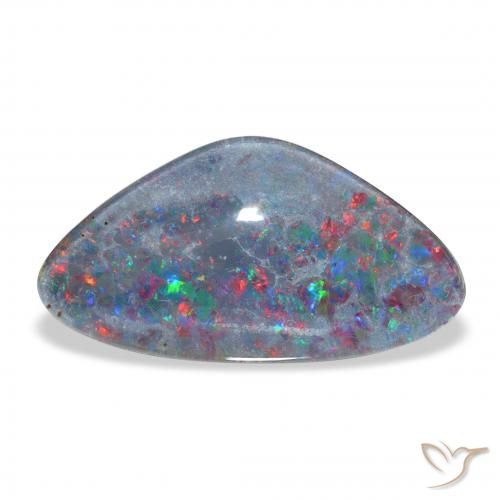6.95ct Mehrfarbig Opal-Triplett, Fantasie, Lichtundurchlässig