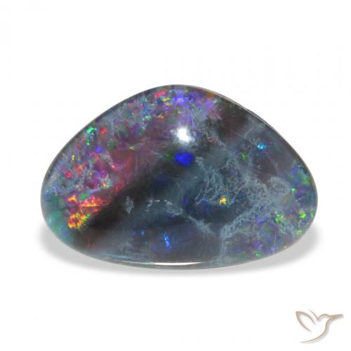6.75ct Natürlicher Mehrfarbig Opal-Triplett, Fantasie, Lichtundurchlässig