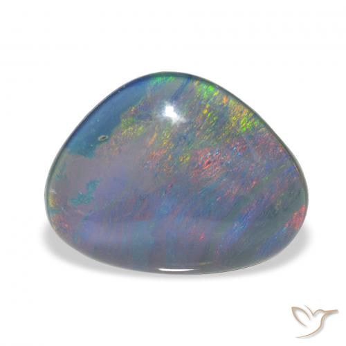6.25ct Mehrfarbig Opal-Triplett, Fantasie, Lichtundurchlässig