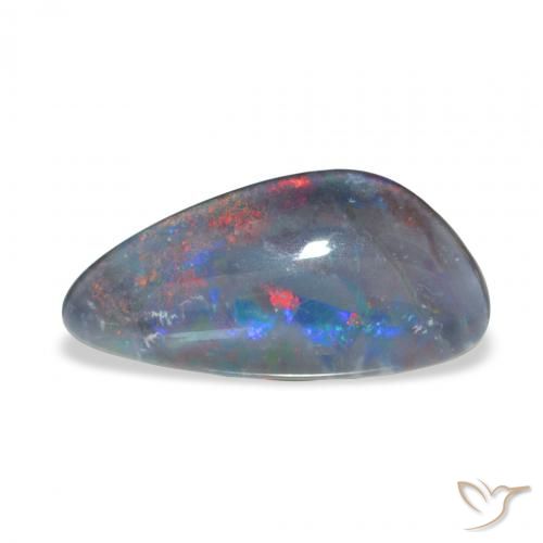 4.15ct Mehrfarbig Opal-Triplett, Fantasie, Lichtundurchlässig