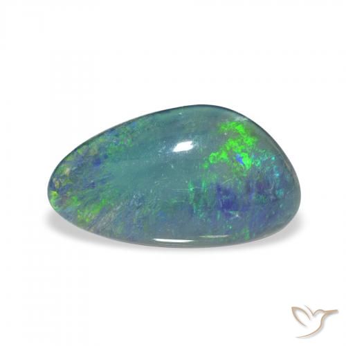 3.08ct Mehrfarbig Opal-Triplett, Fantasie, Lichtundurchlässig