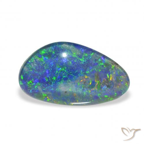 3.22ct Mehrfarbig Opal-Triplett, Fantasie, Lichtundurchlässig