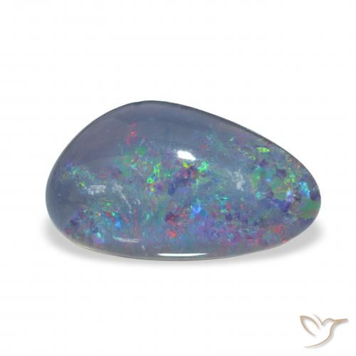 3.07ct Mehrfarbig Opal-Triplett, Fantasie, Lichtundurchlässig