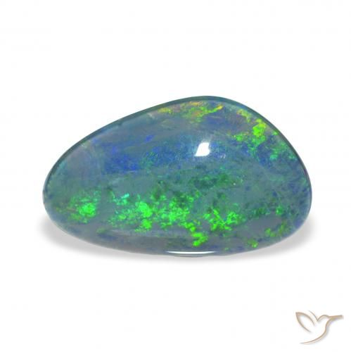 3.46ct Mehrfarbig Opal-Triplett, Fantasie, Lichtundurchlässig