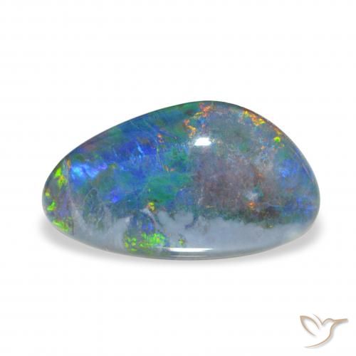 3.28ct Mehrfarbig Opal-Triplett, Fantasie, Lichtundurchlässig