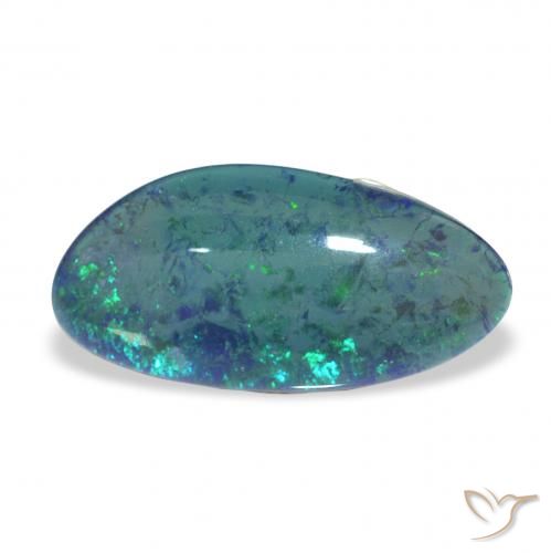 3.16ct Mehrfarbig Opal-Triplett, Fantasie, Lichtundurchlässig
