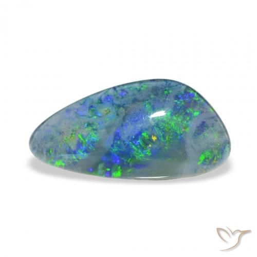4.12ct Mehrfarbig Opal-Triplett, Fantasie, Lichtundurchlässig