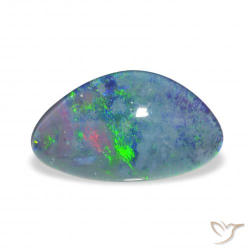 3.85ct Mehrfarbig Opal-Triplett, Fantasie, Lichtundurchlässig