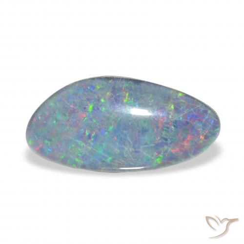 3.66ct Mehrfarbig Opal-Triplett, Fantasie, Lichtundurchlässig