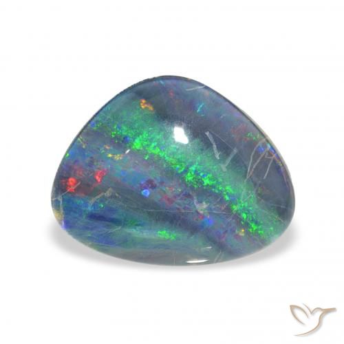 3.81ct Mehrfarbig Opal-Triplett, Fantasie, Lichtundurchlässig