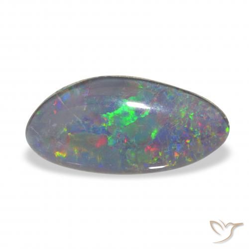 3.28ct Mehrfarbig Opal-Triplett, Fantasie, Lichtundurchlässig