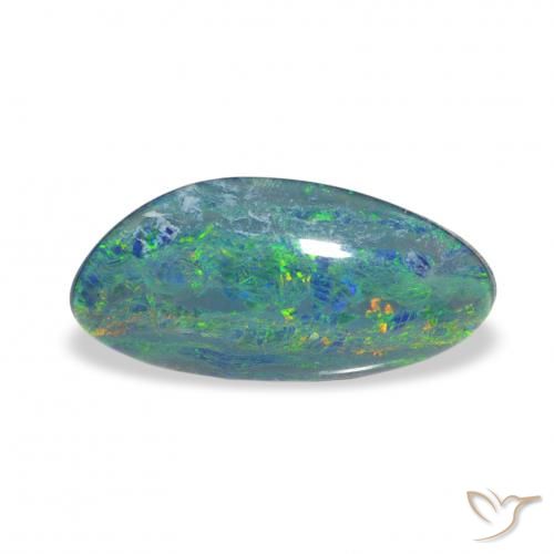 2.38ct Mehrfarbig Opal-Triplett, Fantasie, Lichtundurchlässig