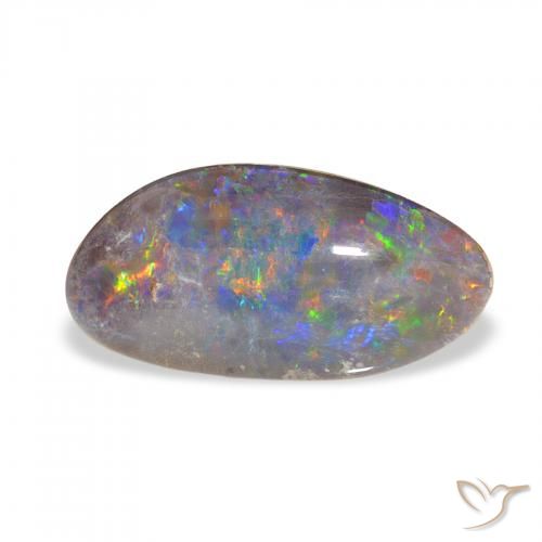 3.72ct Mehrfarbig Opal-Triplett, Fantasie, Lichtundurchlässig