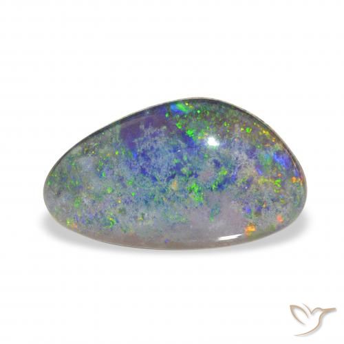 3.81ct Mehrfarbig Opal-Triplett, Fantasie, Lichtundurchlässig