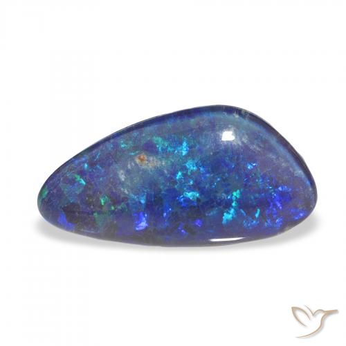 3.90ct Mehrfarbig Opal-Triplett, Fantasie, Lichtundurchlässig