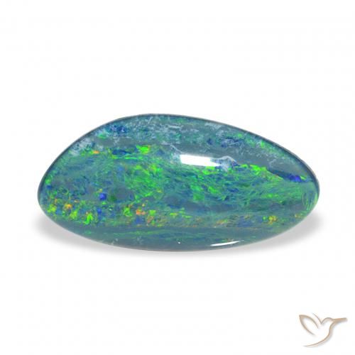 2.48ct Mehrfarbig Opal-Triplett, Fantasie, Lichtundurchlässig