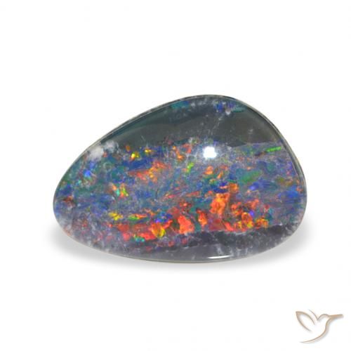 1.73ct Mehrfarbig Opal-Triplett, Fantasie, Lichtundurchlässig