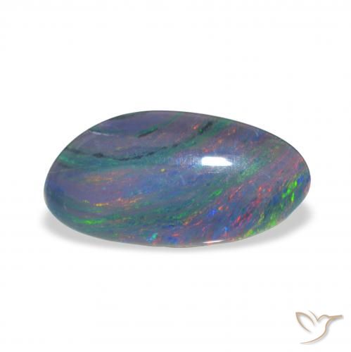 3.49ct Mehrfarbig Opal-Triplett, Fantasie, Lichtundurchlässig