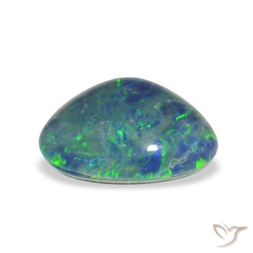 9,17 ctw natürlicher Mehrfarbig Opal-Triplett, Ausgefallene Form, Lichtundurchlässig