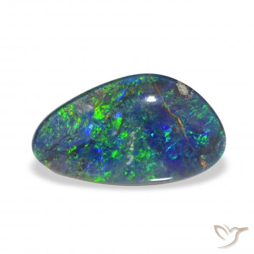 3.32ct Mehrfarbig Opal-Triplett, Fantasie, Lichtundurchlässig