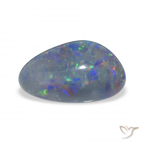 3.26ct Mehrfarbig Opal-Triplett, Fantasie, Lichtundurchlässig