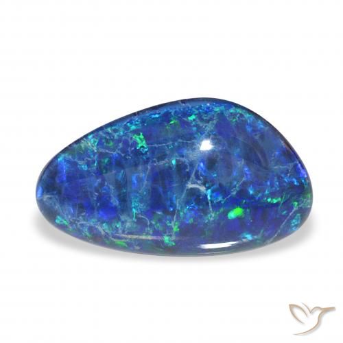 3.67ct Mehrfarbig Opal-Triplett, Fantasie, Lichtundurchlässig