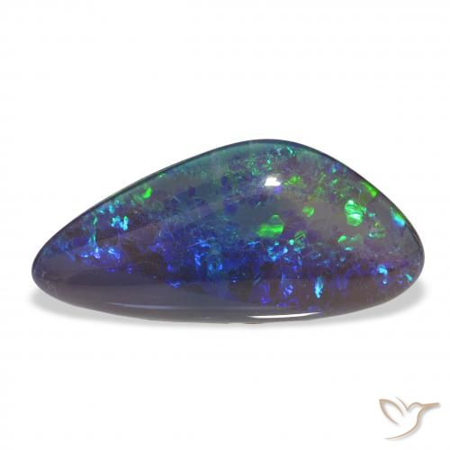 7.68ct Mehrfarbig Opal-Triplett, Fantasie, Lichtundurchlässig