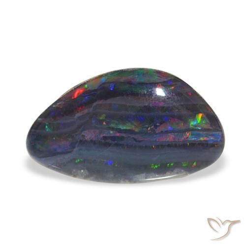 3.12ct Mehrfarbig Opal-Triplett Edelsteine, Fantasie, Lichtundurchlässig