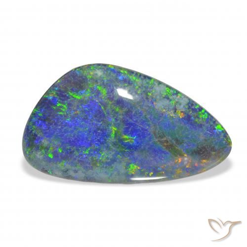 7.02ct Mehrfarbig Opal-Triplett, Fantasie, Lichtundurchlässig